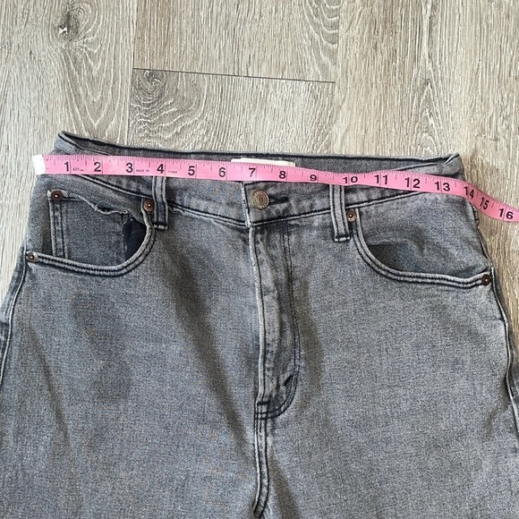 Abercrombie & Fitch Womens The Ankle Straight Ultra High Rise Gray Jean 28 long - Picture 3 of 7